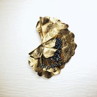 Gold Camellia Petal Brooch | Erika Harder Jewellery